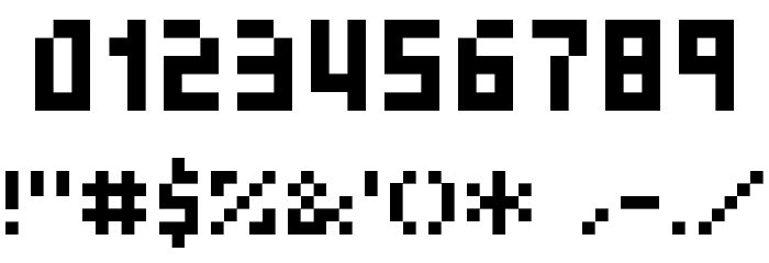 SHAKAGRAPHICS 03 Font OTHER CHARS