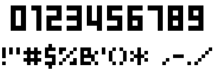 SHAKAGRAPHICS 04 Font OTHER CHARS
