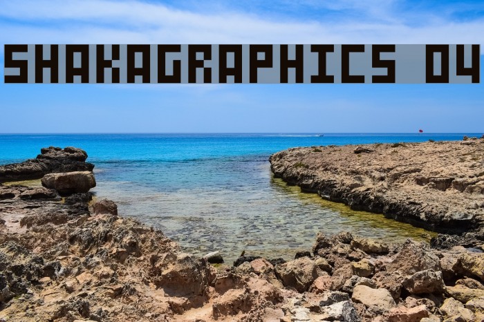 SHAKAGRAPHICS 04 Font examples