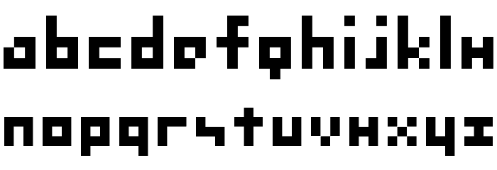 SHAKAGRAPHICS 04 Font LOWERCASE
