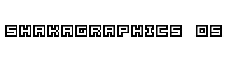 SHAKAGRAPHICS 05 फ़ॉन्ट