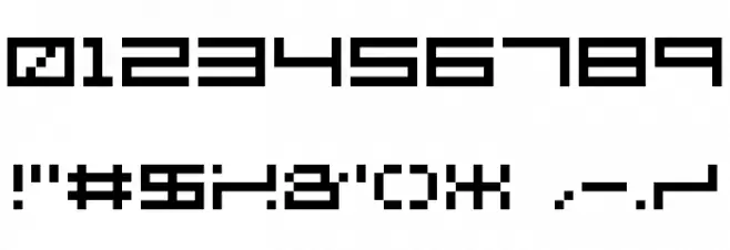 SHAKAGRAPHICS 06 Font OTHER CHARS