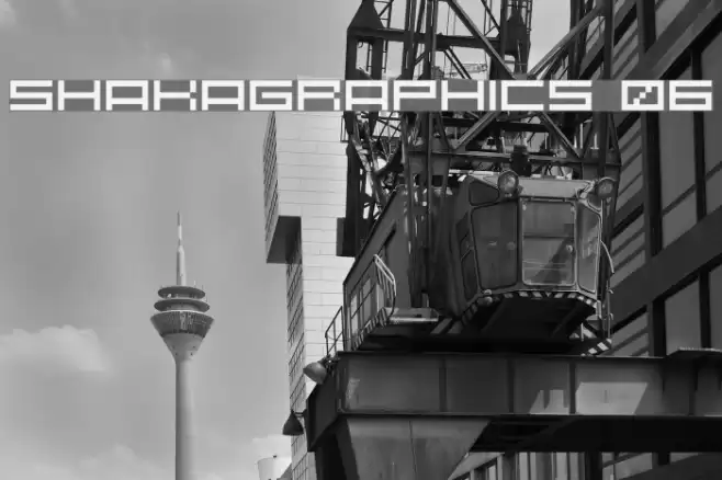 SHAKAGRAPHICS 06 Font examples