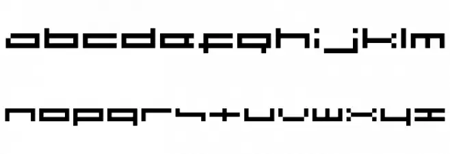 SHAKAGRAPHICS 06 Font LOWERCASE