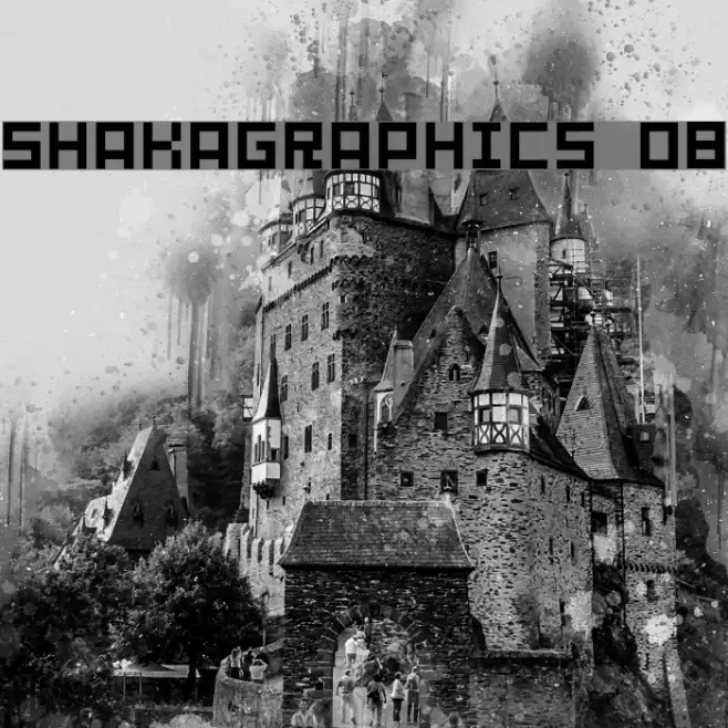 SHAKAGRAPHICS 08 フォント examples