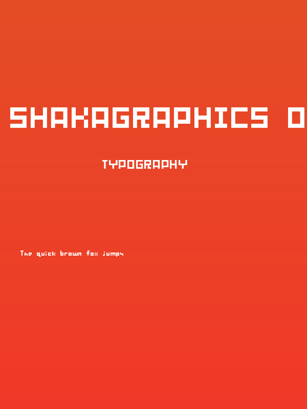 SHAKAGRAPHICS 08 Poster