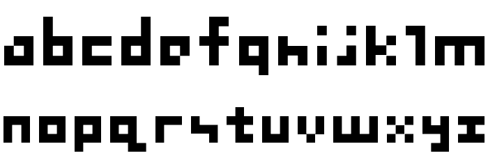 SHAKAGRAPHICS 08 Font LOWERCASE