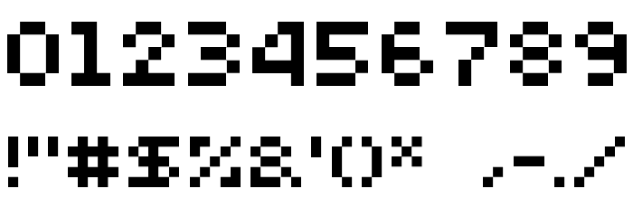 SHAKAGRAPHICS 10 Font OTHER CHARS