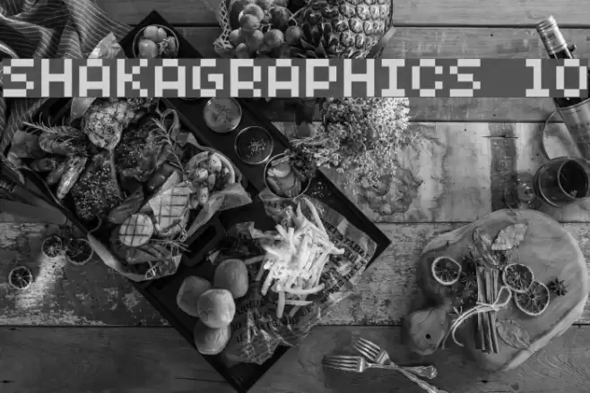 SHAKAGRAPHICS 10 フォント examples