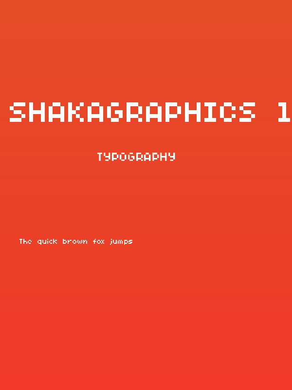 SHAKAGRAPHICS 10 Poster