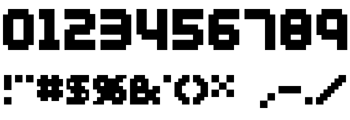 SHAKAGRAPHICS 12 Font OTHER CHARS