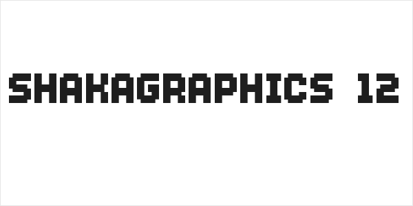 SHAKAGRAPHICS 12 Logo