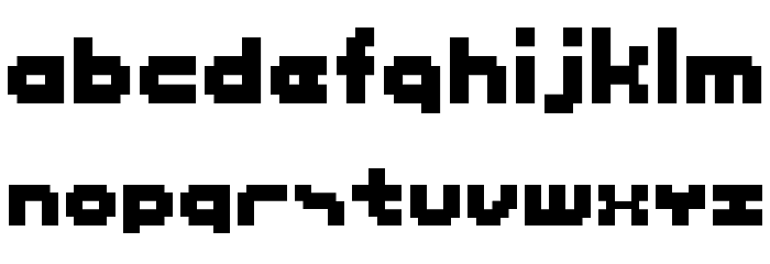 SHAKAGRAPHICS 12 Font LOWERCASE