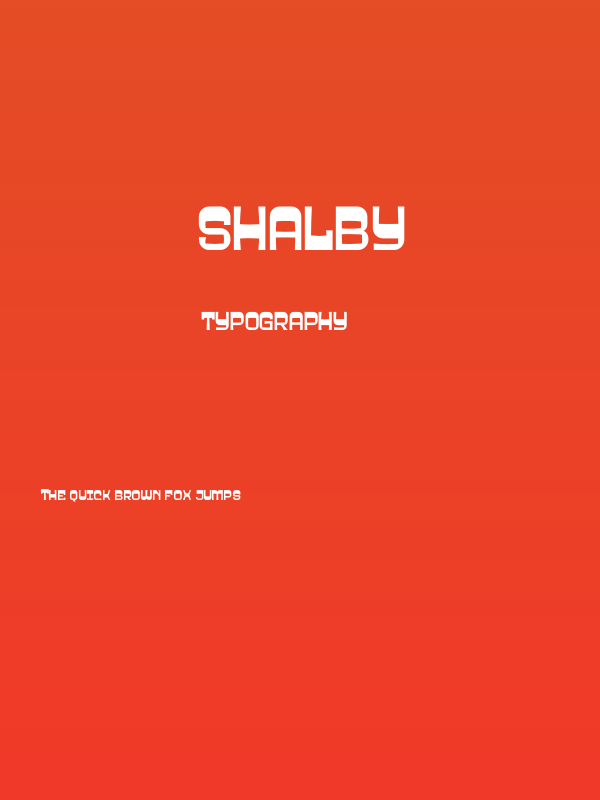 SHALBY Poster