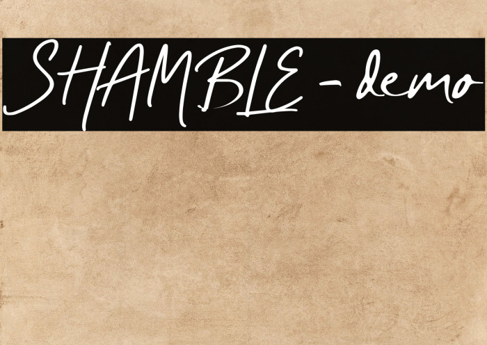 SHAMBLE - demo Example 3