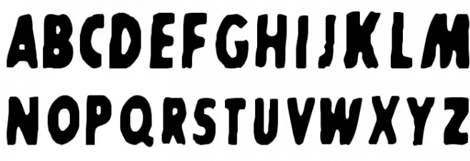 SHARKBOY and lavagirl Font LOWERCASE