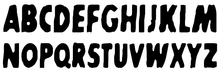 SHARKBOY & lavagirl Font LOWERCASE