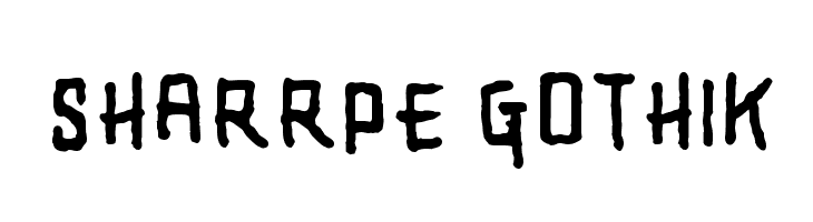 SHARRPE GOTHIK  免费字体下载