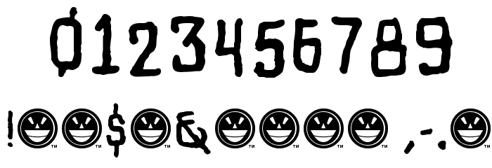 SHARRPE GOTHIK Font OTHER CHARS