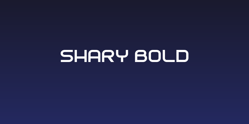 SHARY Bold Social Header