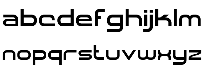 SHARY Bold Font LOWERCASE