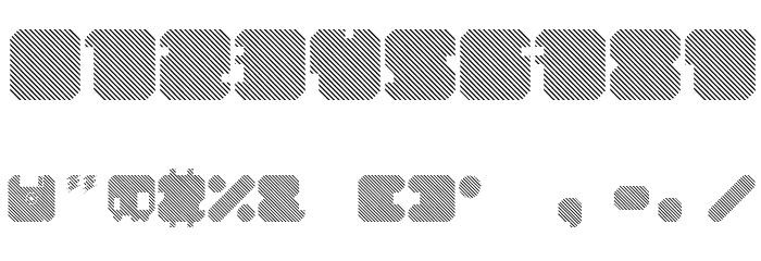 SHD TechnoType Italic Font OTHER CHARS