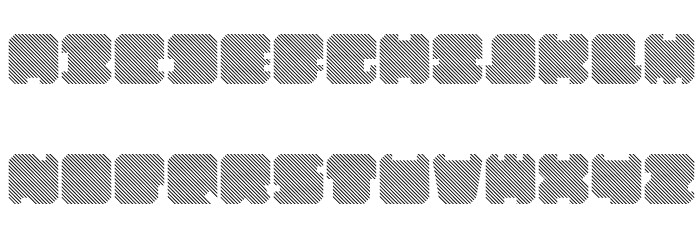 SHD TechnoType Italic Font LOWERCASE