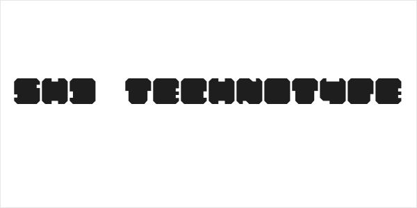 SHD TechnoType Logo