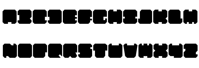 SHD TechnoType Font LOWERCASE