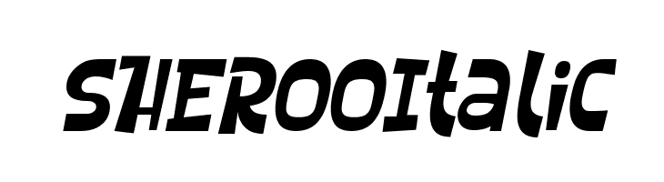 SHEROO Italic  フリーフォントのダウンロード