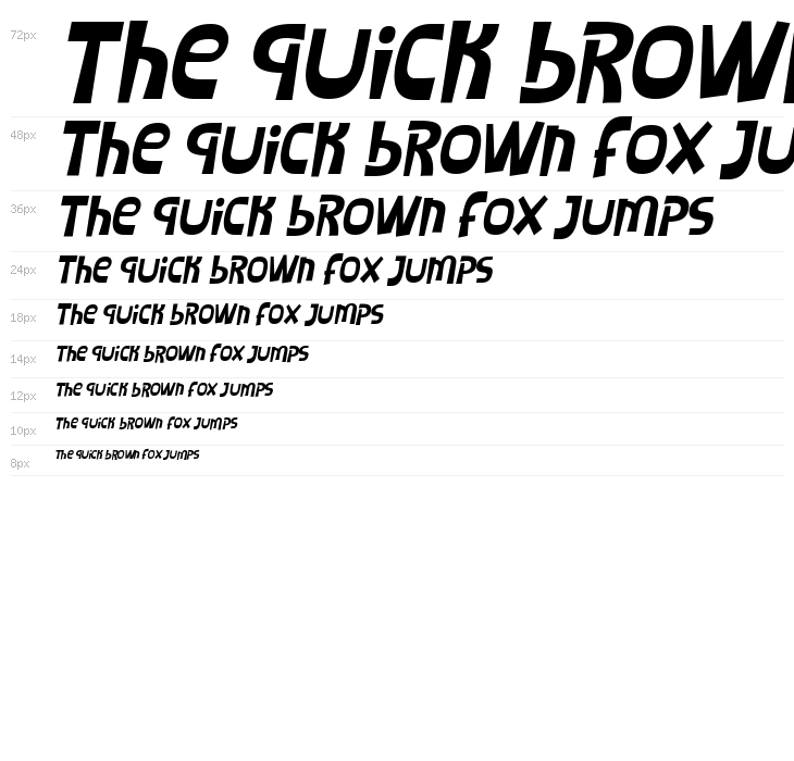 SHEROO Italic Waterfall