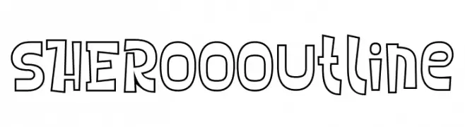 SHEROO Outline  Descarca Fonturi Gratis