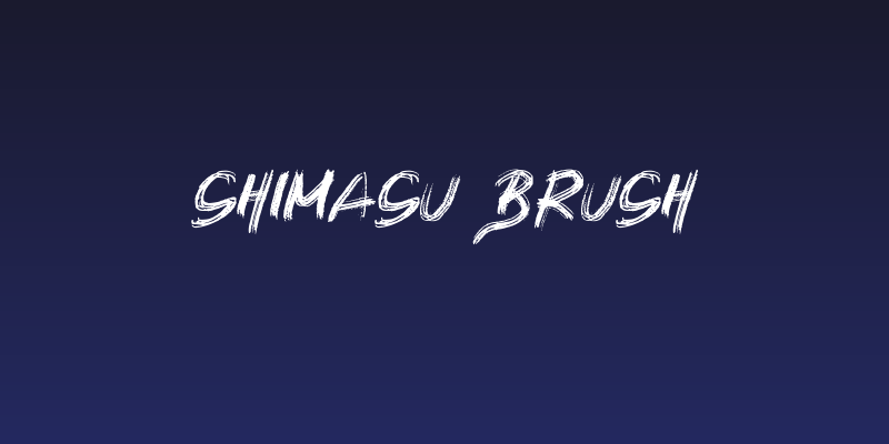 SHIMASU BRUSH Social Header