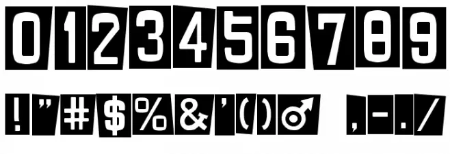 SHINJI BLUES Font OTHER CHARS