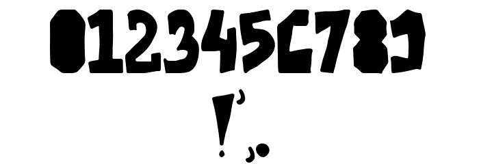 SHIPPUDEN Font OTHER CHARS