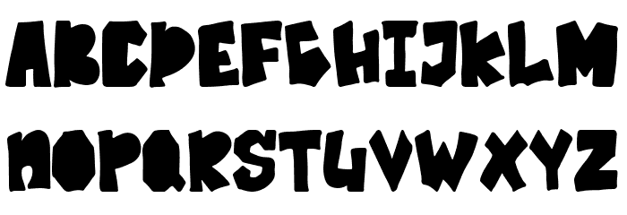 SHIPPUDEN Font LOWERCASE