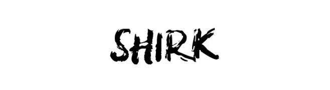 SHIRK  baixar fontes gratis