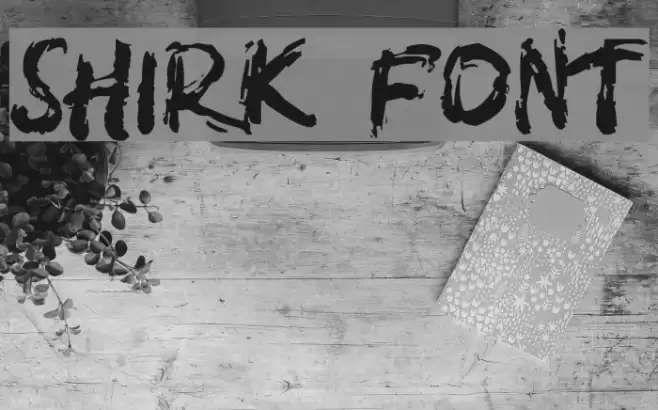 SHIRK Font examples