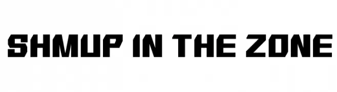 SHMUP in the zone  Frei Schriftart Herunterladen