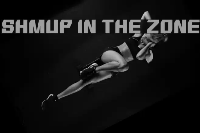 SHMUP in the zone Font examples