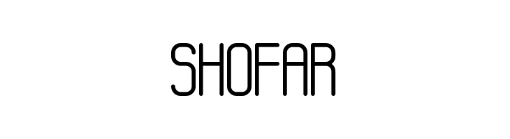 SHOFAR Font - FFonts.net