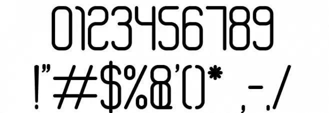 SHOFAR Font OTHER CHARS