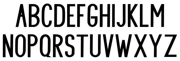 SHOOTING Font LOWERCASE
