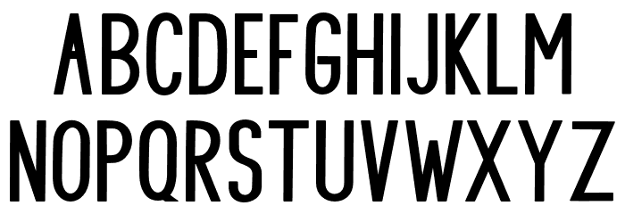 SHOOTING Font Litere mari