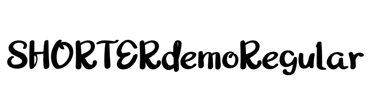 SHORTERdemoRegular  font caratteri gratis