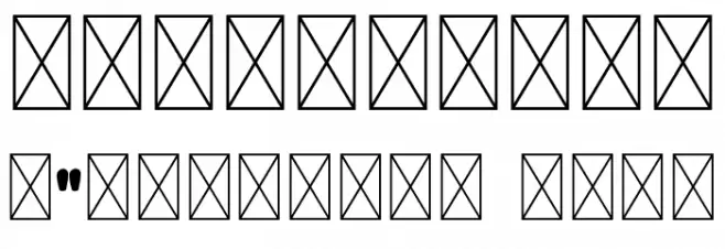 SHORTERdemoRegular Font OTHER CHARS