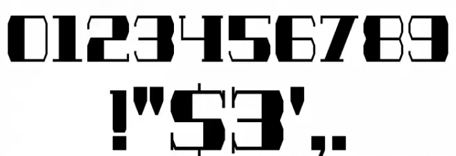 SHOWTUNES Regular Font OTHER CHARS