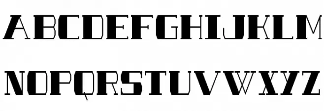 SHOWTUNES Regular Font Litere mari