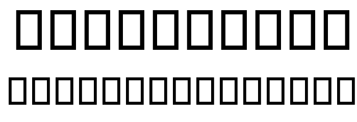 SHREE940 Font OTHER CHARS