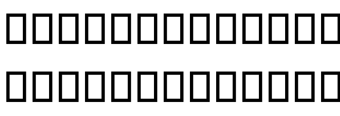 SHREE940 Font LOWERCASE